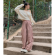 春季預訂｜尼龍綁帶鬆緊腰寬褲