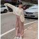 春季預訂｜尼龍綁帶鬆緊腰寬褲