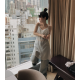 春季預訂｜透視綁帶背心連身裙