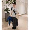春季預訂｜口袋後背開衩尼龍半身裙