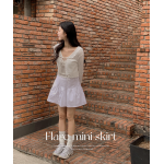 春季預訂｜蛋糕側綁帶短裙