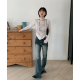 春季預訂｜水洗開衩靴型牛仔褲