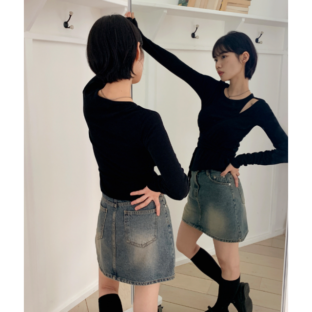 春季預訂|水洗牛仔迷你裙(3色!) 春季預訂|水洗牛仔迷你裙(3色!)