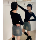 春季預訂|水洗牛仔迷你裙(3色!) 春季預訂|水洗牛仔迷你裙(3色!)
