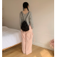 春季預訂｜絲帶CARGO工裝寬褲