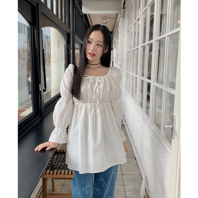 春季預訂｜蝴蝶結抽褶泡泡連身裙