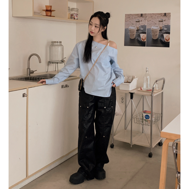 春季預訂｜長垂直露肩襯衫