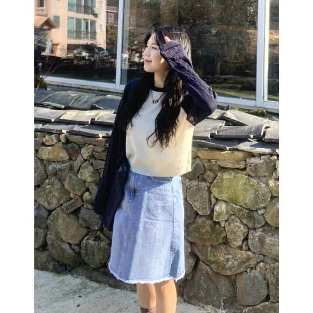 春季預訂｜Twist寬鬆拼色春夏針織上衣