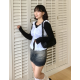 春季預訂｜TWO TONE水洗迷你短版牛仔裙（3色）