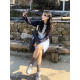 春季預訂｜Twist寬鬆拼色春夏針織上衣