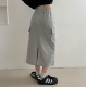 春季預訂｜口袋工裝綁帶長裙