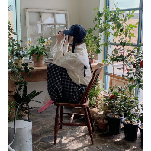 春季預訂｜格紋半身長裙