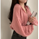 春季預訂｜扭紋CROP長袖針織HOODIE