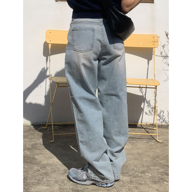 春季預訂｜CAT SAND水洗寬牛仔褲（3色）