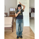 春季預訂｜CAT SAND水洗寬牛仔褲（3色）