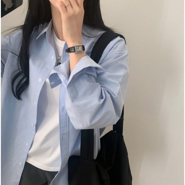 春季預訂|牛津長袖襯衫 (Overfit ! / S~L 碼) 春季預訂|牛津長袖襯衫 (Overfit ! / S~L 碼)