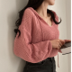 春季預訂｜扭紋CROP長袖針織HOODIE
