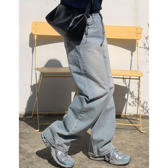 春季預訂｜CAT SAND水洗寬牛仔褲（3色）