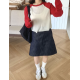 春季預訂｜Twist寬鬆拼色春夏針織上衣