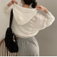 春季預訂｜扭紋CROP長袖針織HOODIE