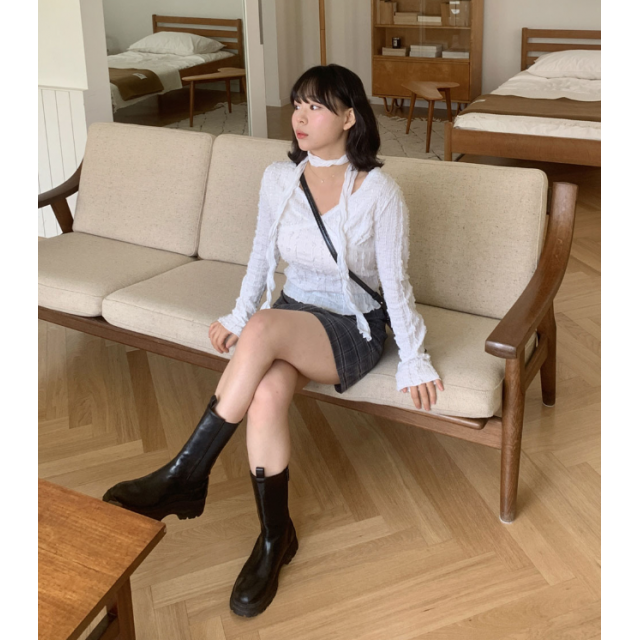 春季預訂｜復古格紋迷你短裙