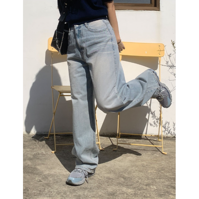 春季預訂｜CAT SAND水洗寬牛仔褲（3色）