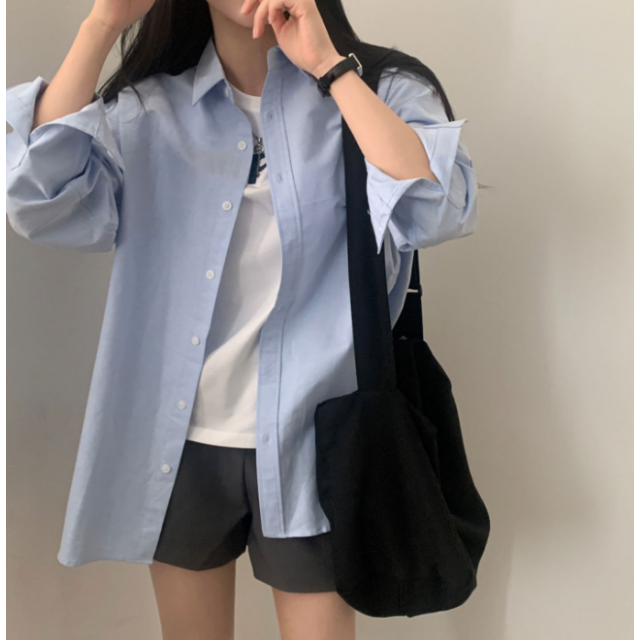 春季預訂|牛津長袖襯衫 (Overfit ! / S~L 碼) 春季預訂|牛津長袖襯衫 (Overfit ! / S~L 碼)