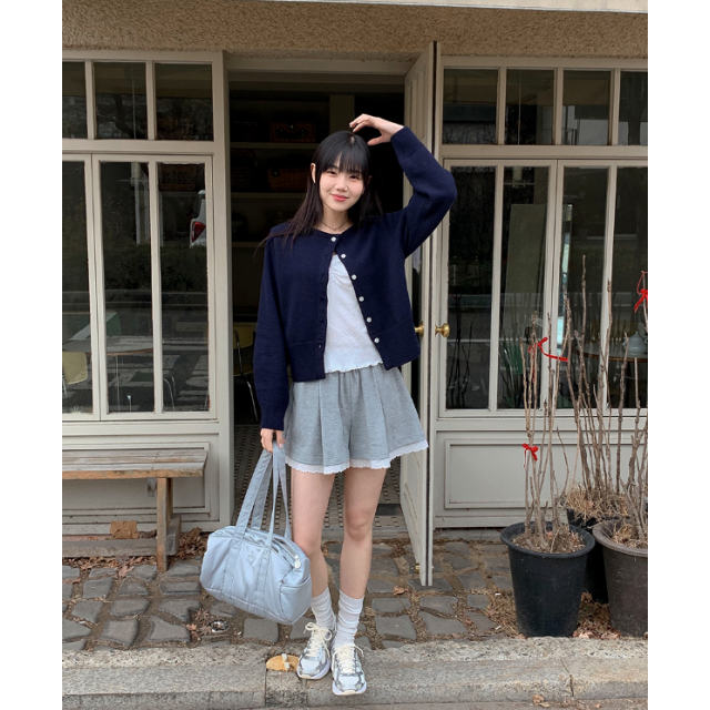 春季預訂｜打孔蕾絲短褲