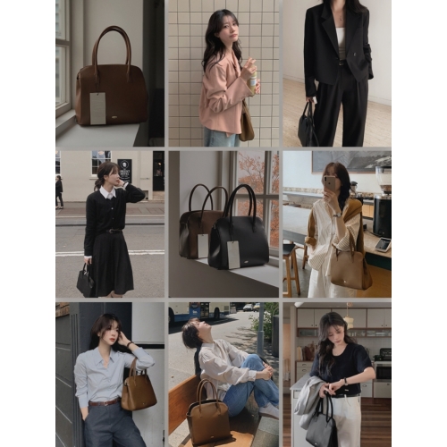 預訂｜SLOWAND 自家製 #LENTO. Classic Leather Tote Bag (2 COLOR)