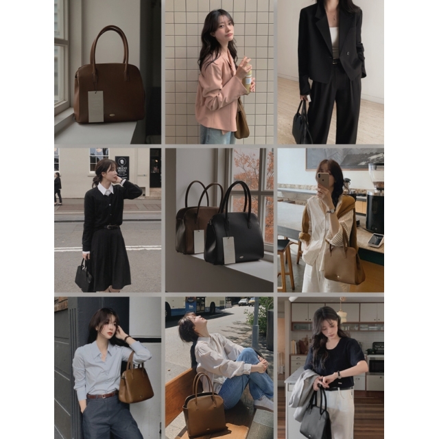 預訂｜SLOWAND 自家製 #LENTO. Classic Leather Tote Bag (2 COLOR)