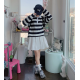 春季預訂｜條紋翻領POLO長袖上衣