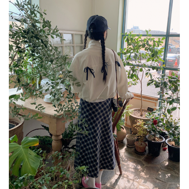 春季預訂｜格紋半身長裙