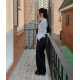 春季預訂|沙沙尼龍索繩長褲 春季預訂|沙沙尼龍索繩長褲