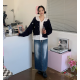 春季預訂｜復古水洗後開叉牛仔長裙