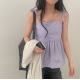 春季預訂|方領帶抽褶細繩背心緞帶襯衫 春季預訂|方領帶抽褶細繩背心緞帶襯衫