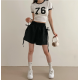 春季預訂｜棉質芭蕾舞核心側絲帶工裝短褲