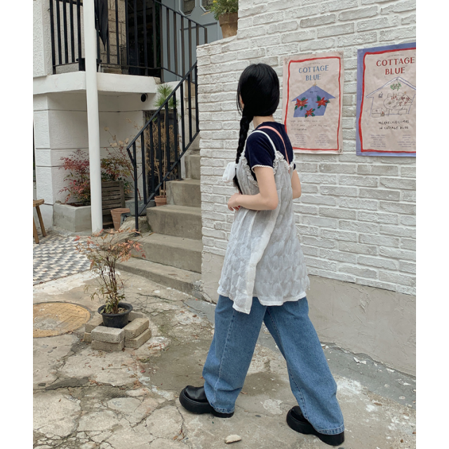 春季預訂｜荷葉邊背心吊帶連身裙