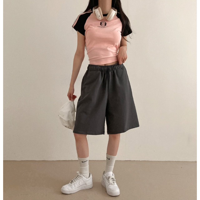 4月回饋優惠 ❤️預訂｜8 COLORS ! TRAINING 束帶五分褲