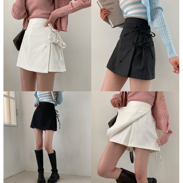 春季預訂｜裹身緞帶棉質裙褲