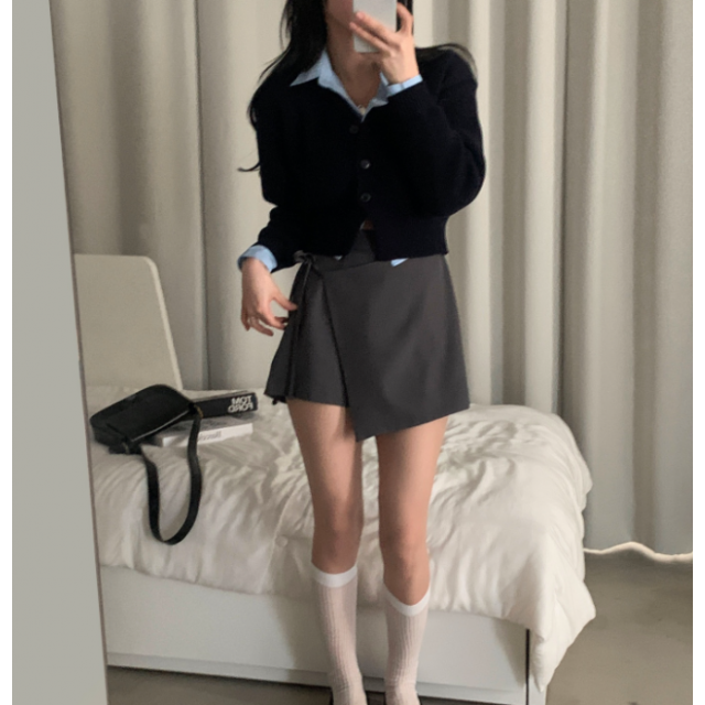 春季預訂｜裹身緞帶裙短褲