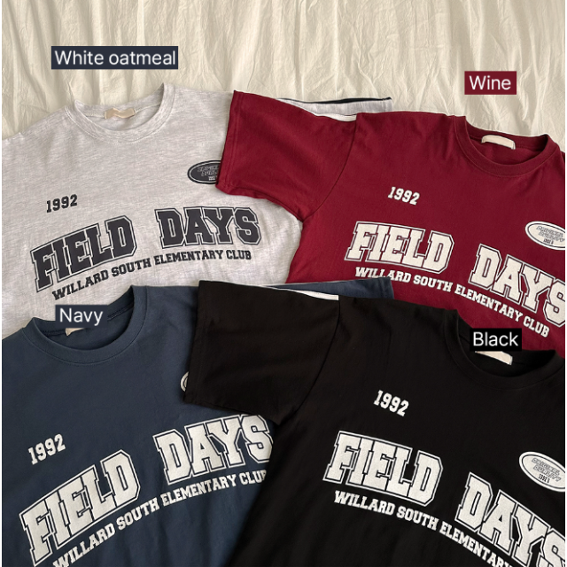 春季預訂｜FIELDDAY運動情侶短袖T恤