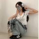 春季預訂｜掛脖短扣分層羅紋短袖上衣