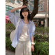 春季預訂｜泡泡紗條紋寬鬆襯衫