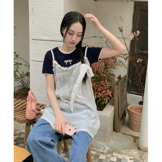 春季預訂｜荷葉邊背心吊帶連身裙