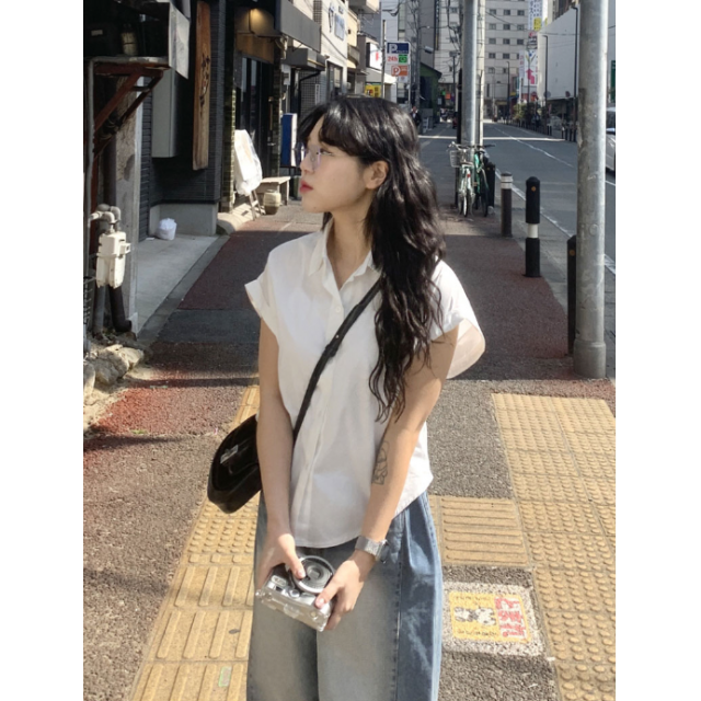 春季預訂｜捲起無袖短袖襯衫（8色）