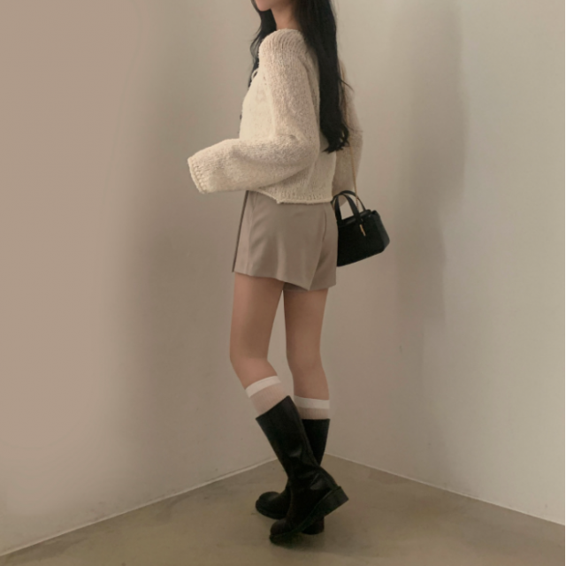 春季預訂｜裹身緞帶裙短褲