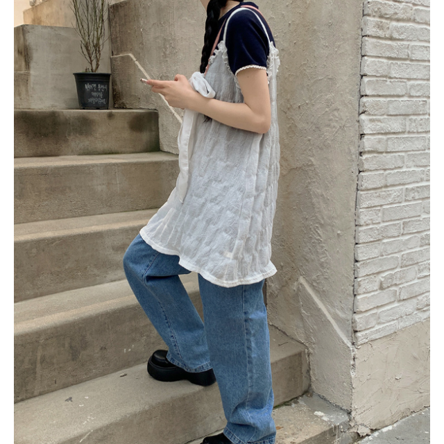 春季預訂｜荷葉邊背心吊帶連身裙