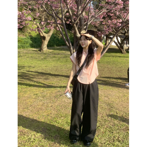 春季預訂｜捲起無袖短袖襯衫（8色）