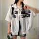 春季預訂｜日常休閒overfit短袖ZIPUP 外套