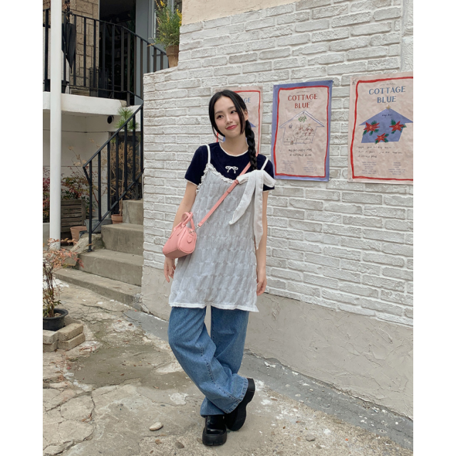 春季預訂｜荷葉邊背心吊帶連身裙
